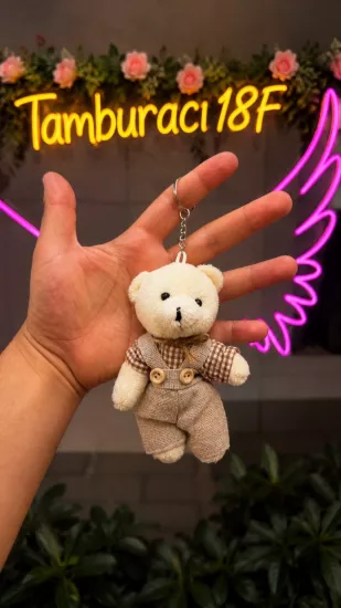 Erkek Kıyafetli Peluş Ayı Anahtarlık Modelleri | Toptan Peluş Anahtarlık - Ayıcık Dünyası