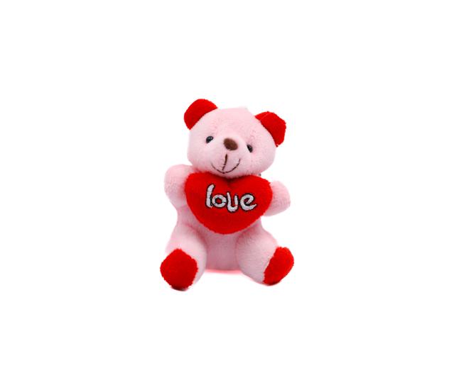 10 CM PEMBE LOVE OTURAN AYI KALİTELİ (12ADET)