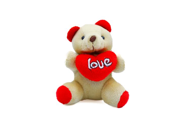 10 CM KAHVE LOVE OTURAN AYI KALİTELİ (12ADET)