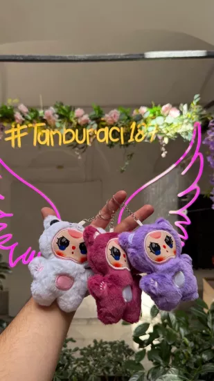 Peluş Sevimli Karakter Anahtarlık 12’li Paket | Toptan Peluş Anahtarlık - Ayıcık Dünyası