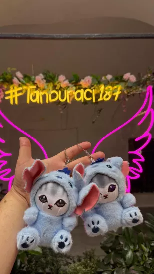 Fantastik Karakter Peluş Kedi Anahtarlık 12’li Paket | Toptan Peluş Anahtarlık - Ayıcık Dünyası
