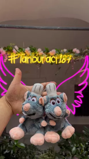 Aşçı Fare Peluş Anahtarlık 12’li Paket | Toptan Peluş Anahtarlık - Ayıcık Dünyası