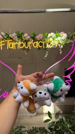 Peluş Tilki Anahtarlık 12’li Paket | Toptan Peluş Tilki Anahtarlık - Ayıcık Dünyası